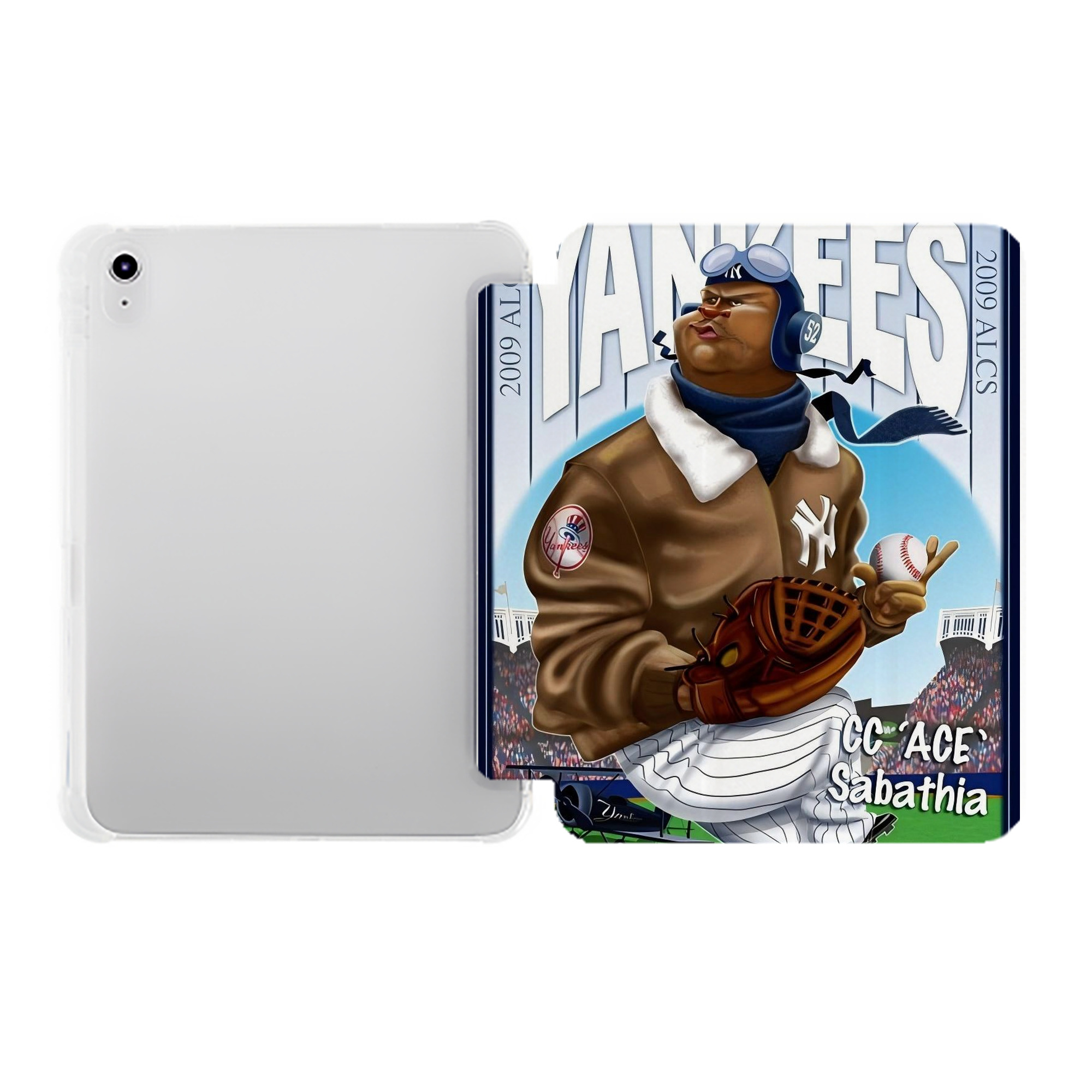 CC Sabatnia 29 Premium Tri-Fold PU Leather & Silicone IPad Case With Pencil Slot – Fits 9.5,10.5,10.9 – Adjustable Stand, Slim, Protective